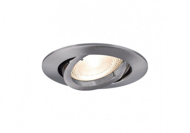 Spot encastré 82mm Nickel -...