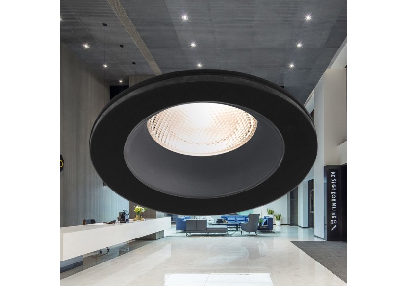 Spot encastré 89mm Noir - BH03-02101 - Braytron