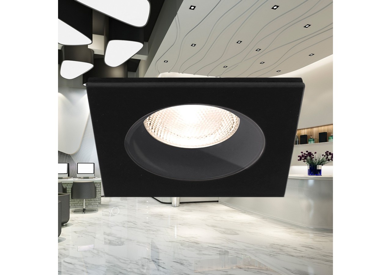 Spot encastré 89mm Noir - BH03-02111 - Braytron