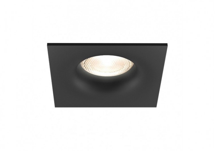 Spot encastré 89mm Noir -...
