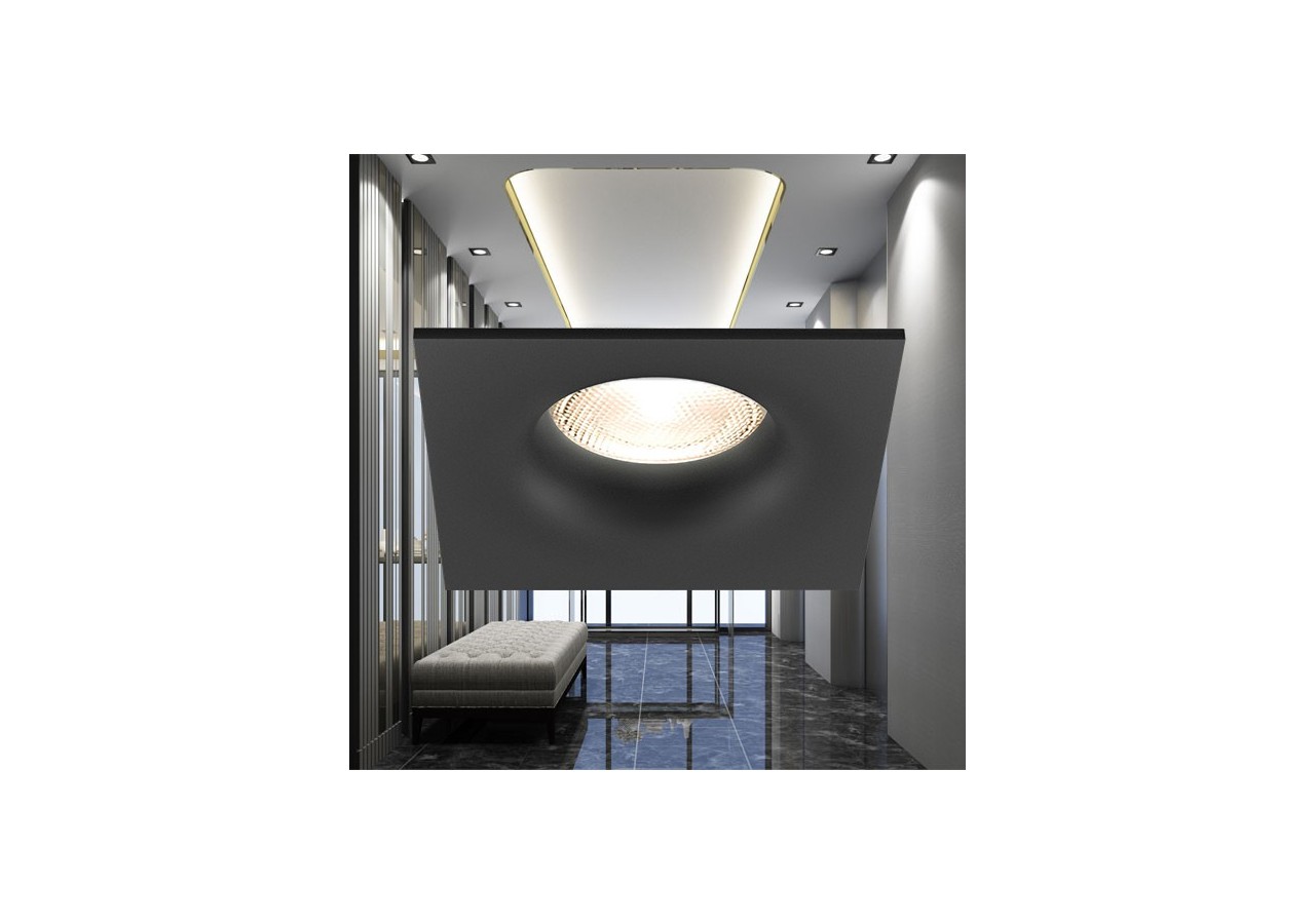 Spot encastré 89mm Noir - BH03-04041 - Braytron