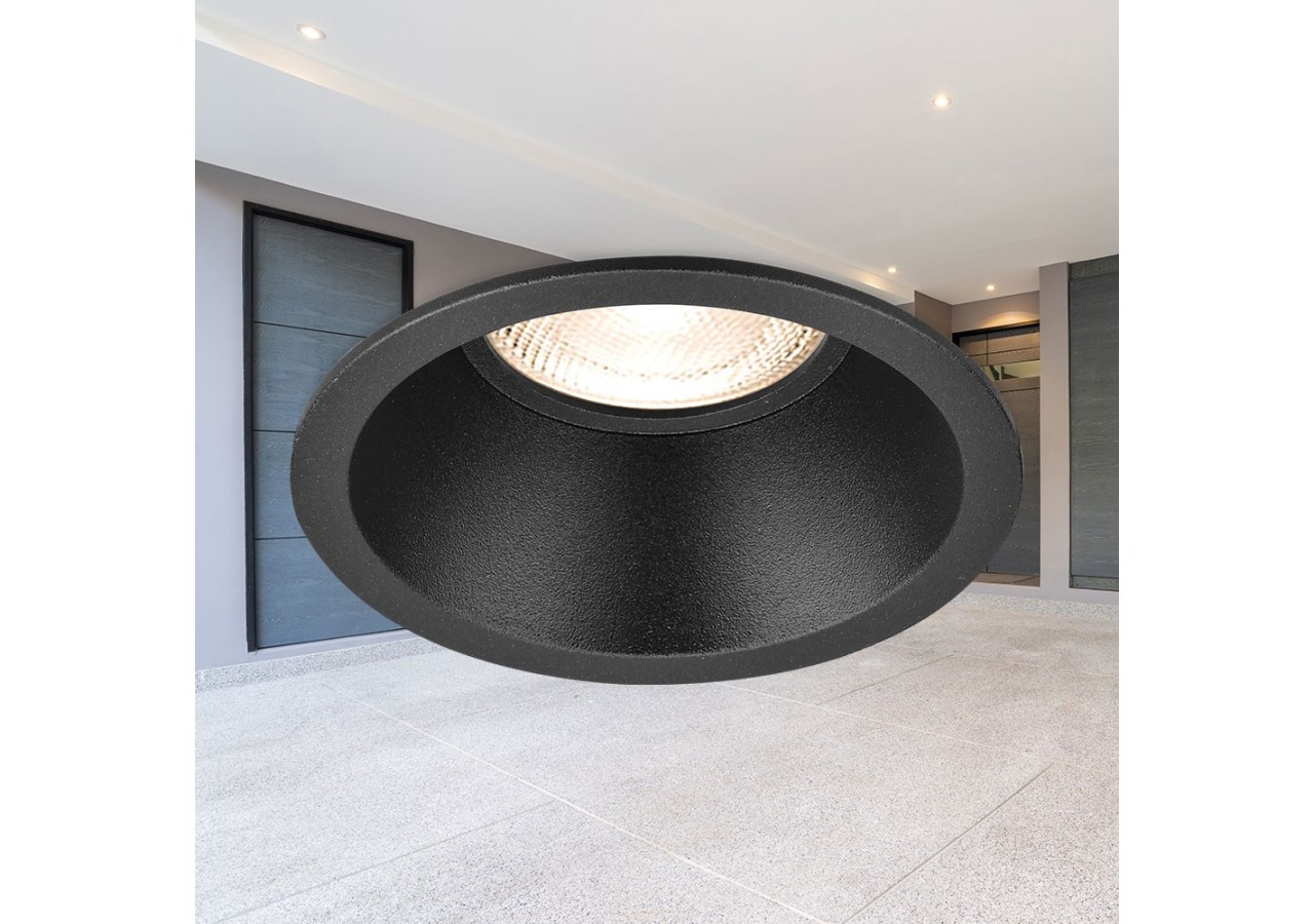 Spot encastré 86mm Noir - BH03-04091 - Braytron