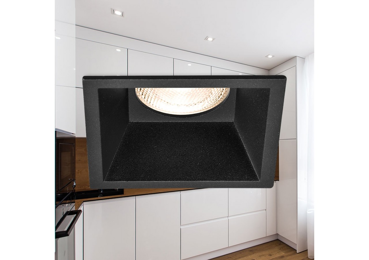 Spot encastré 86mm Noir - BH03-04101 - Braytron