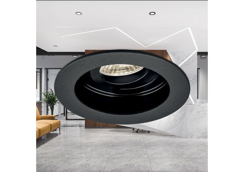 Spot encastré 100mm Noir - BH03-05011 - Braytron