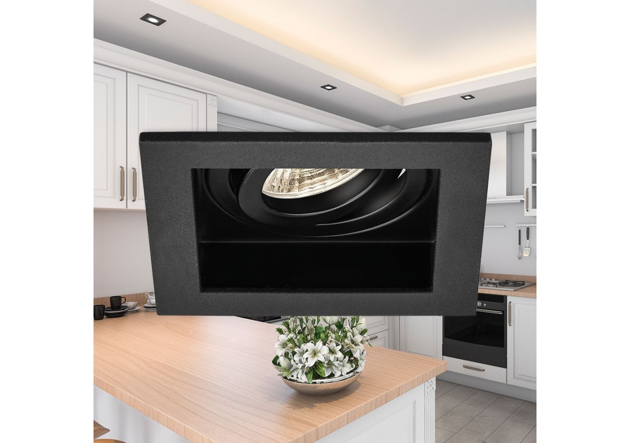 Spot encastré 100mm Noir - BH03-05021 - Braytron