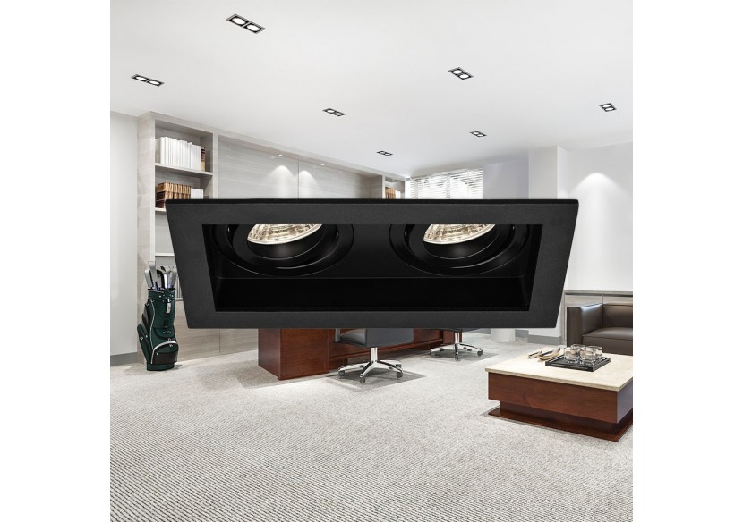 Spot encastré 185mm Noir - BH03-05031 - Braytron