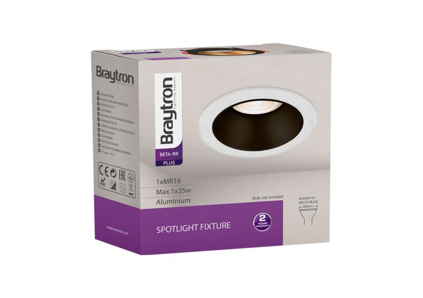 Spot encastré Blanc-Noir - BH03-05110 - Braytron