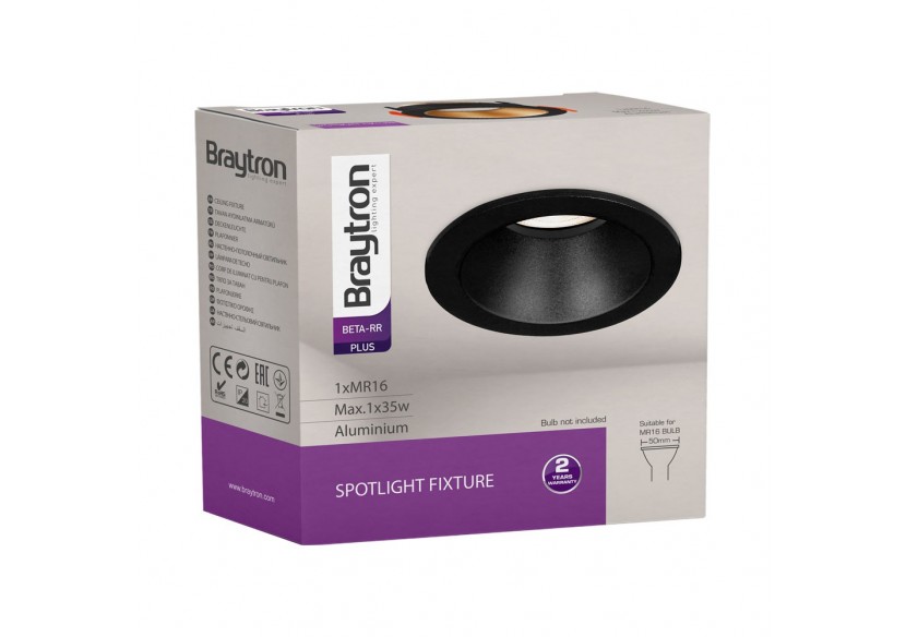 Spot encastré Noir-Noir - BH03-05111 - Braytron
