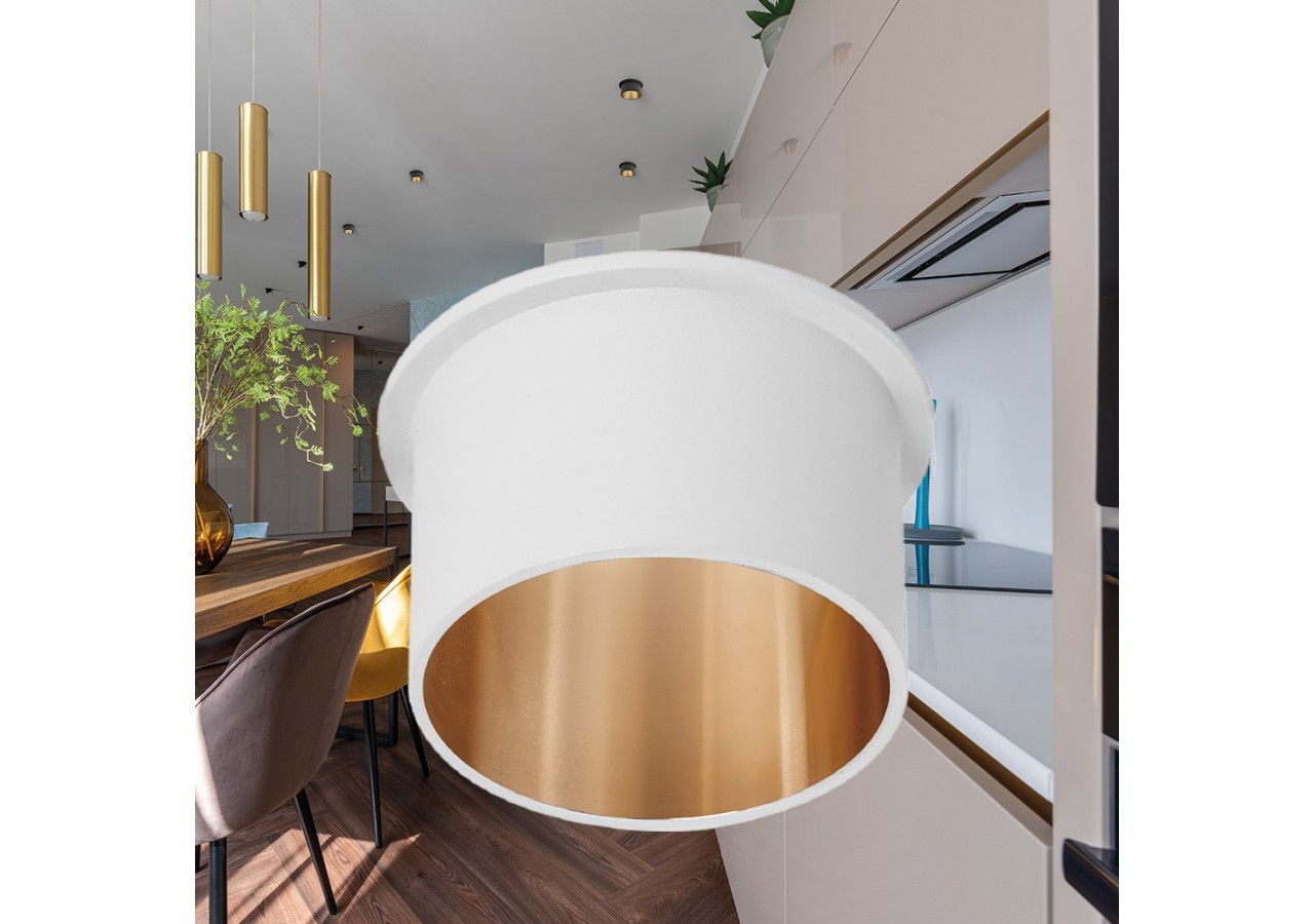 Spot encastré Blanc-Or - BH03-06020 - Braytron