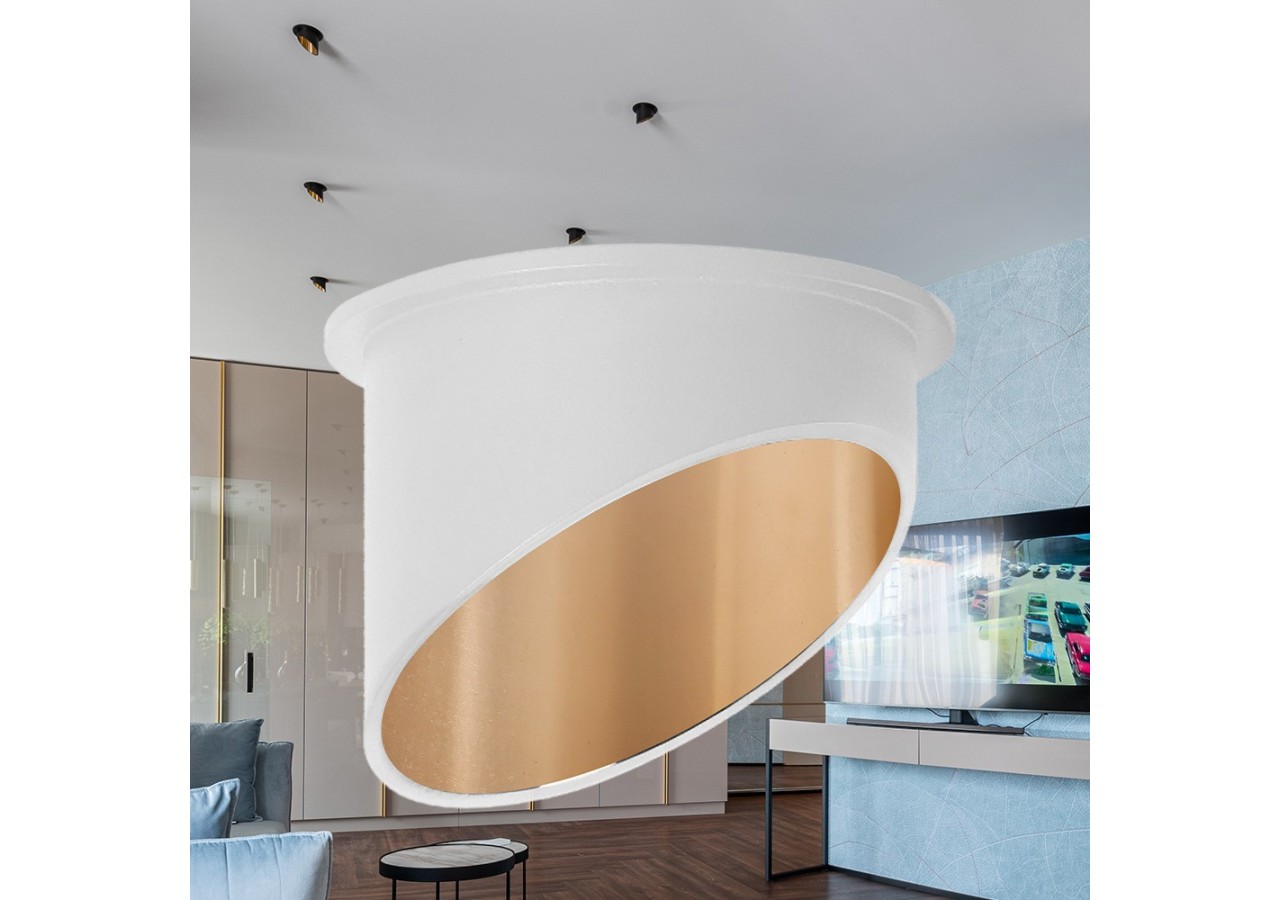 Spot encastré Blanc-Or - BH03-06030 - Braytron