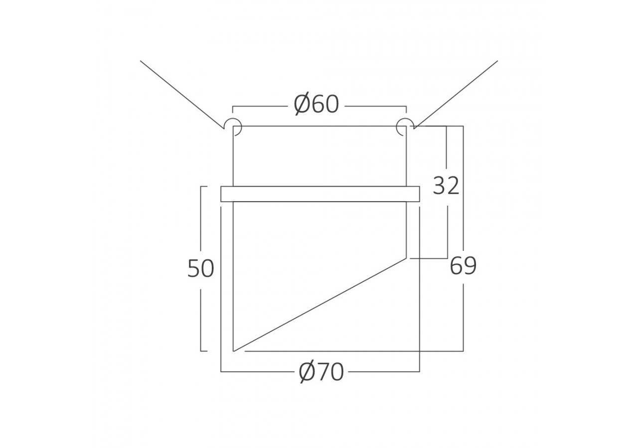 Spot encastré Blanc - BH03-06032 - Braytron