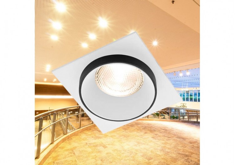 Spot encastré 92mm Blanc-Noir - BH03-06053 - Braytron 2