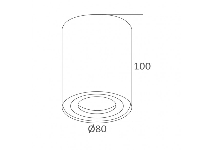 Spot Noir, GU10 - BH04-00301 - Braytron
