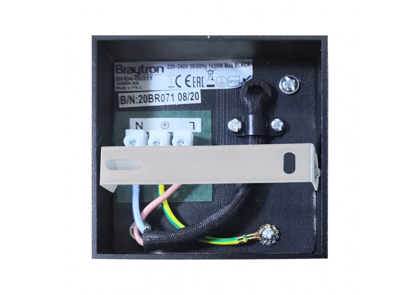 Spot 80mm Noir, GU10 - BH04-00311 - Braytron