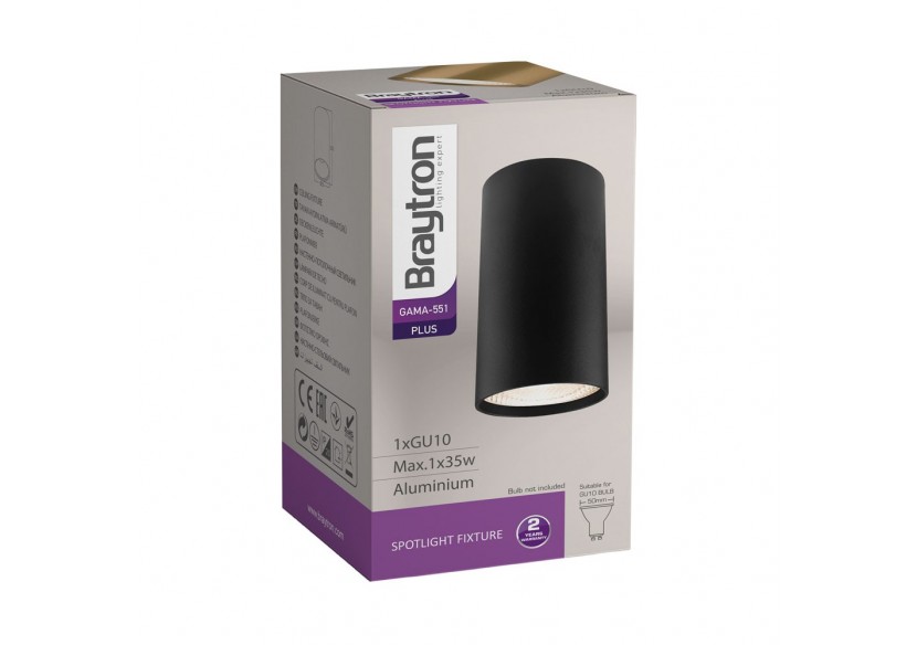 Spot Noir, GU10 - BH04-00501 - Braytron