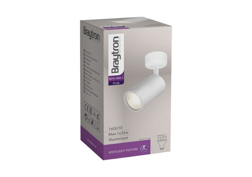 Spot 83mm Blanc, GU10 - BH04-00800 - Braytron