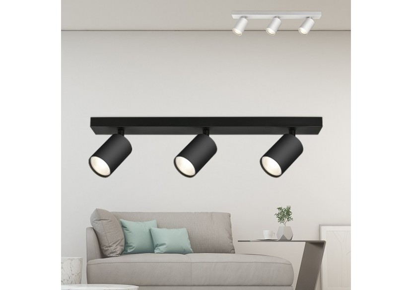 Spot 83mm Noir, 3xGU10 - BH04-00831 - Braytron