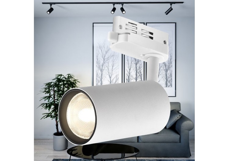 Spot sur rail 102mm Blanc, GU10 - BH04-60600 - Braytron 2