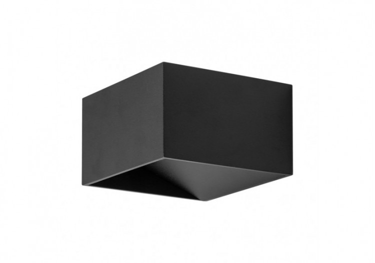 Éclairage mural LED 100mm Noir, 520 lm, Blanc Chaud - BH07-03101 - Braytron