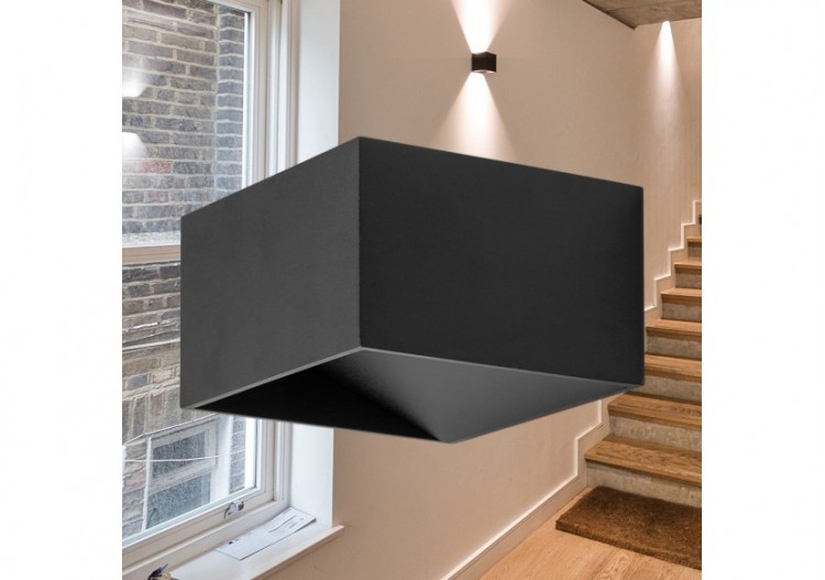 Éclairage mural LED 100mm Noir, 520 lm, Blanc Chaud - BH07-03101 - Braytron 2