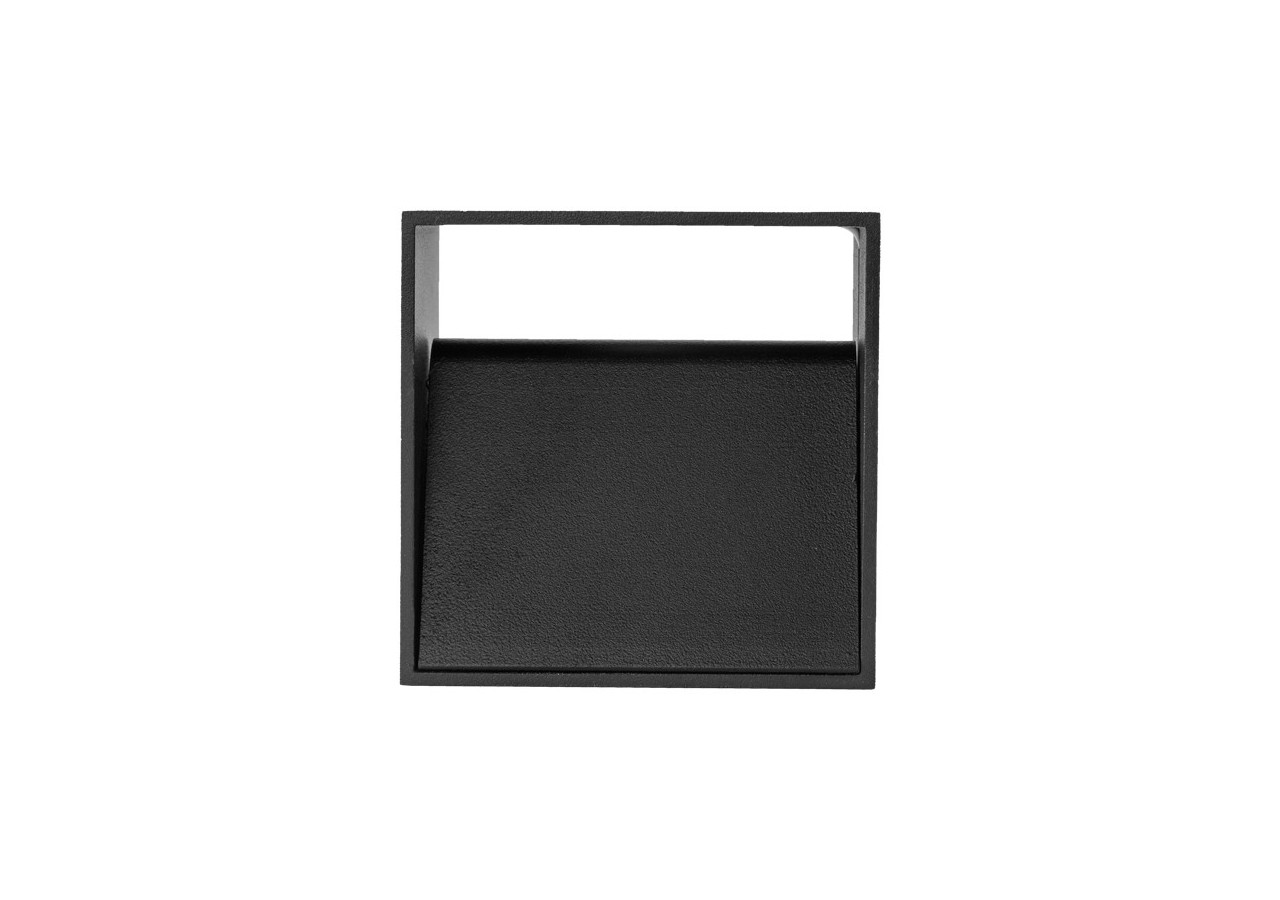 Éclairage mural LED 100mm Noir, 520 lm, Blanc Chaud - BH07-03101 - Braytron