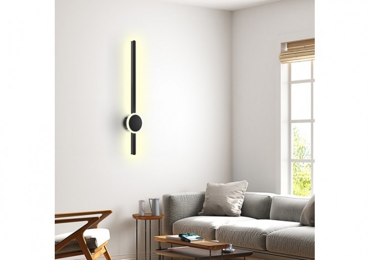 Éclairage mural LED 700mm Noir, 1580 lm, Blanc Chaud - BH07-04201 - Braytron 2
