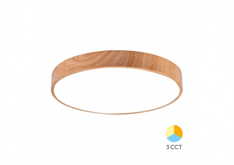 Plafonnier Blade LED Wooden, 3680 lm - BH16-04187 - Braytron