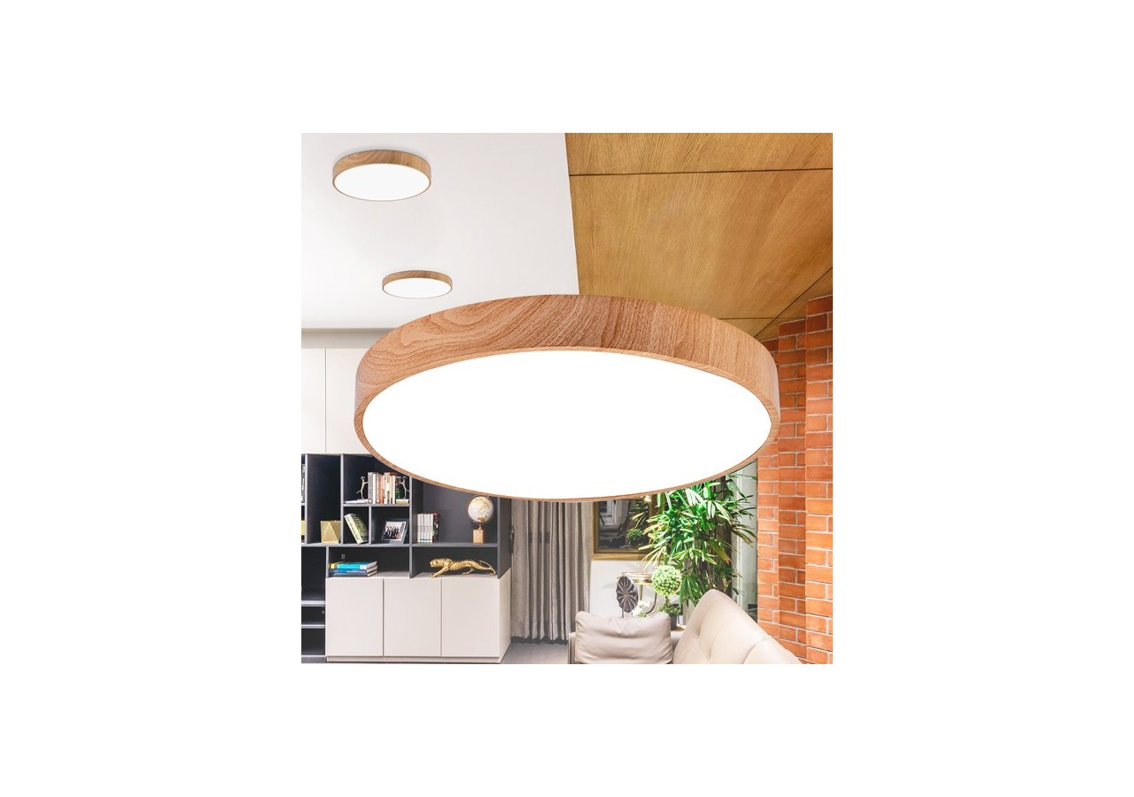 Plafonnier Blade LED Wooden, 3680 lm - BH16-04187 - Braytron