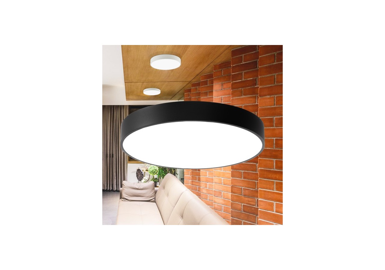 Plafonnier Blade LED Noir, 4650 lm - BH16-04281 - Braytron