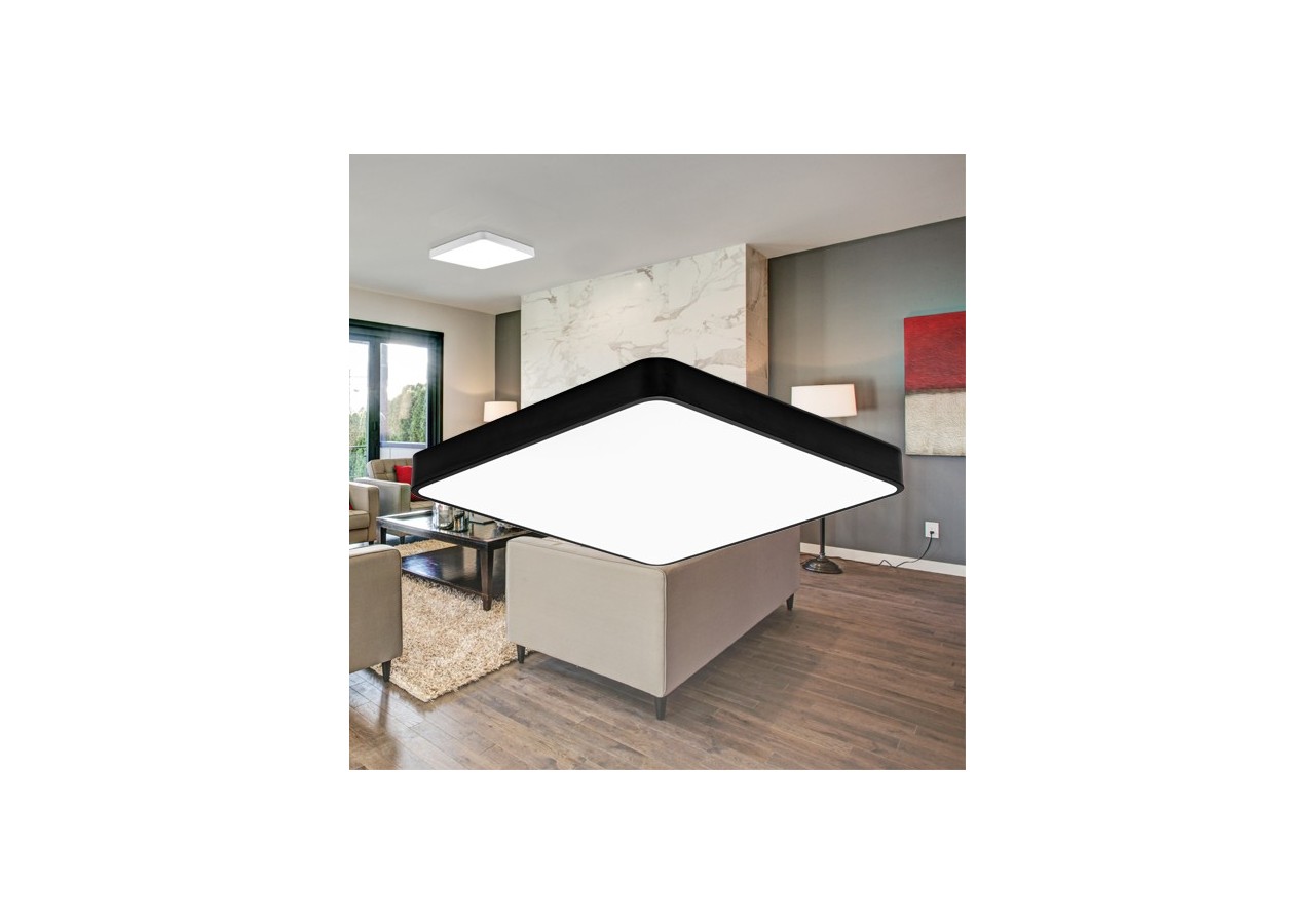Plafonnier Blade LED 400mm Noir, 3680 lm - BH16-05181 - Braytron