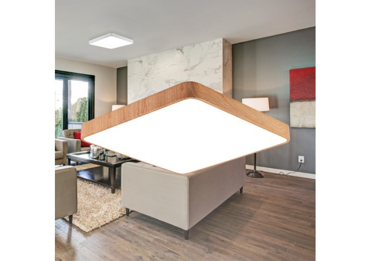 Plafonnier Blade LED 400mm Wooden, 3680 lm - BH16-05187 - Braytron 2