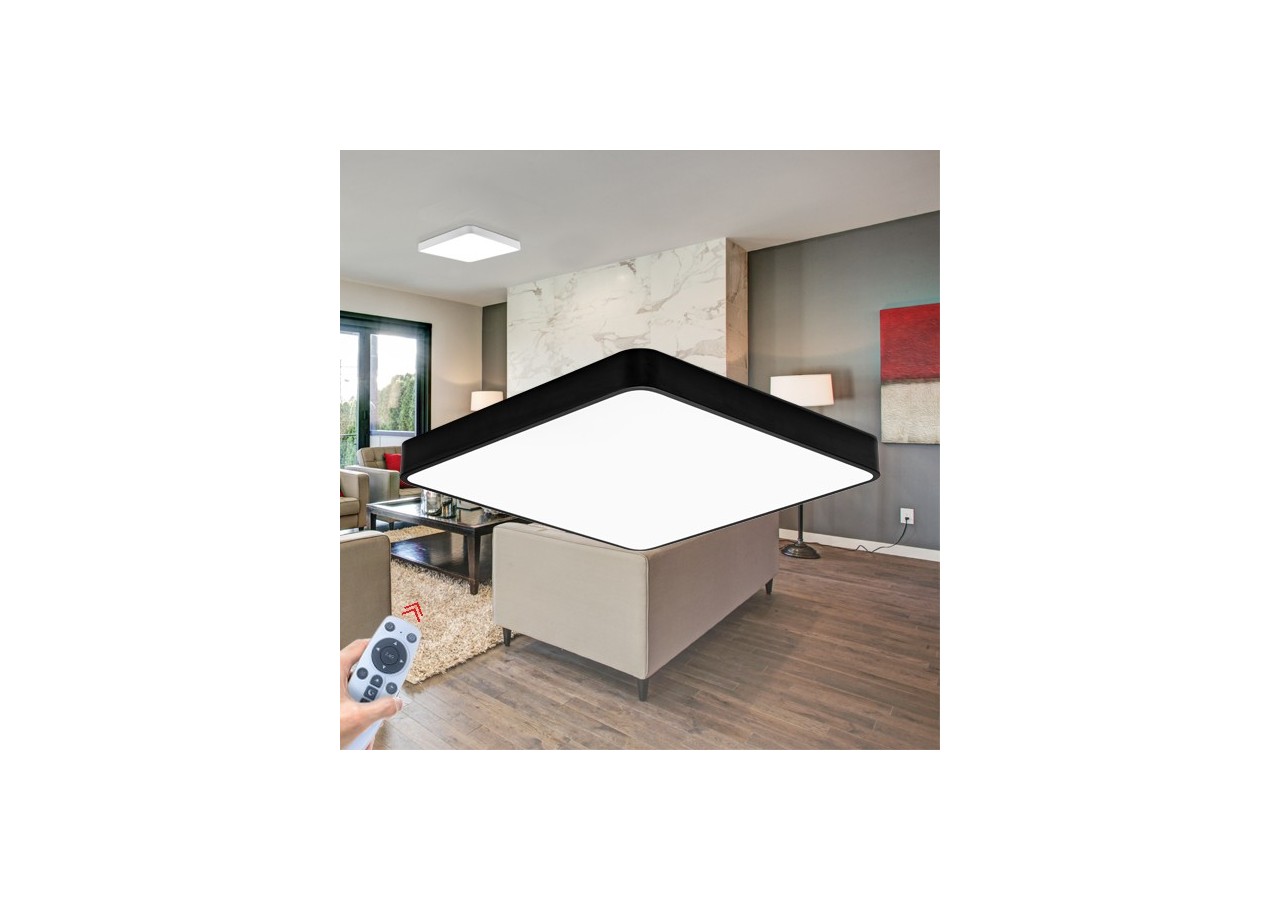 Plafonnier Blade LED 500mm Noir, 4650 lm - BH16-05291 - Braytron