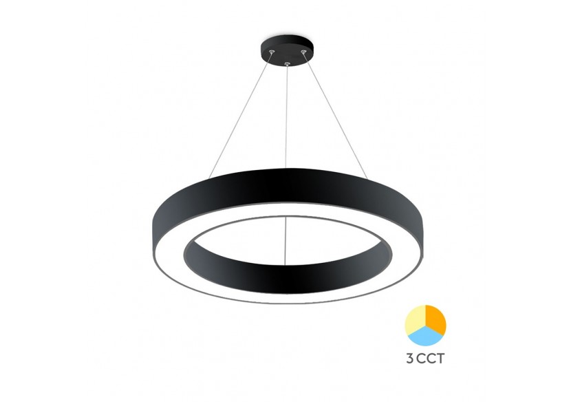 Suspension Blade LED Noire, 3680 lm - BH16-06181 - Braytron