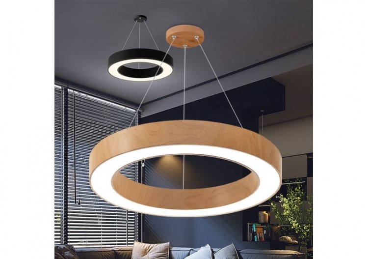 Suspension Blade LED Wooden, 3680 lm - BH16-06187 - Braytron 2