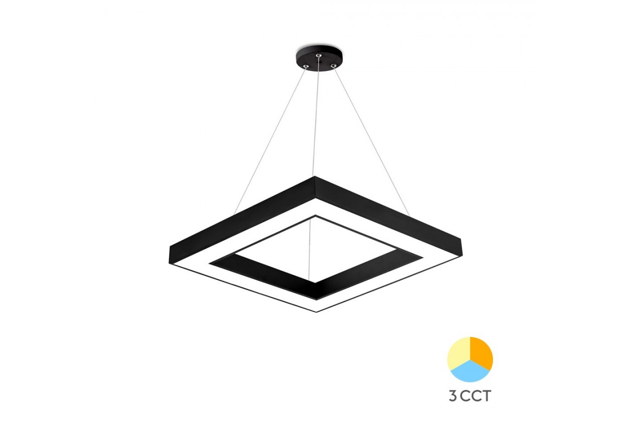 Suspension Blade LED 450mm Noire, 3680 lm - BH16-07181 - Braytron