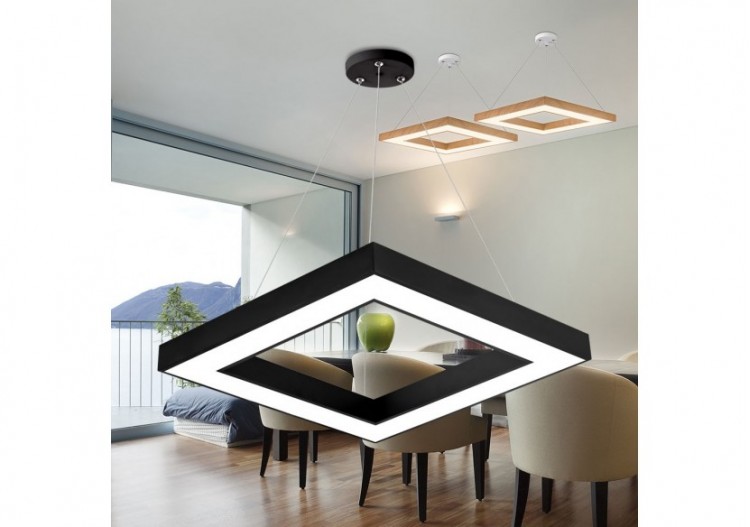 Suspension Blade LED 600mm Noire, 4650 lm - BH16-07281 - Braytron 2