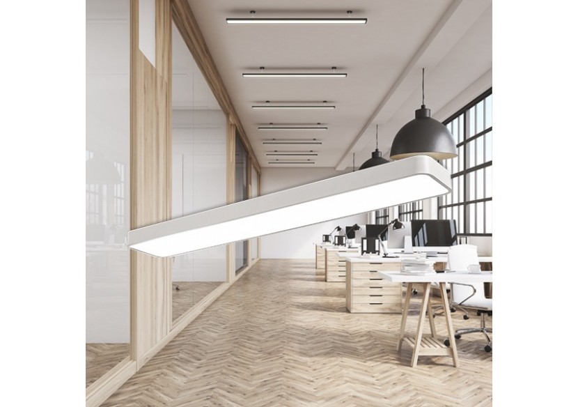 Plafonnier Blade LED 1200mm Blanc, 4650 lm - BH16-08280 - Braytron