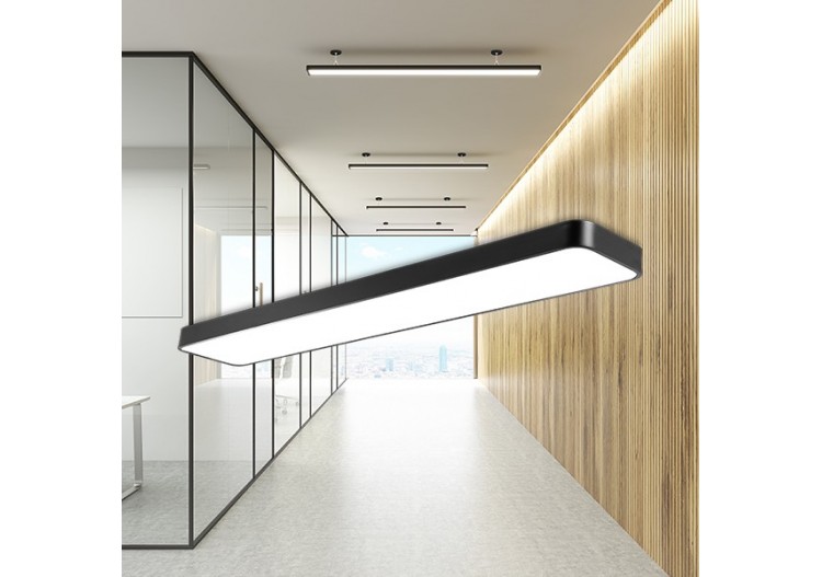 Plafonnier Blade LED 1200mm Noir, 4650 lm - BH16-08281 - Braytron 2