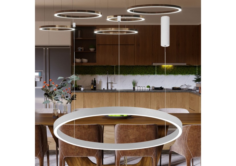 Suspension Lina LED Blanche, 3500 lm - BH16-09180 - Braytron