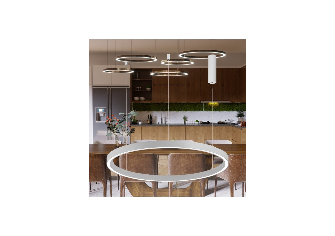 Suspension Lina LED Blanche, 4520 lm - BH16-09280 - Braytron