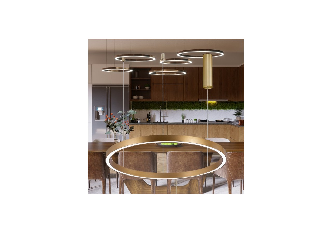 Suspension Lina LED Or, 4520 lm - BH16-09286 - Braytron