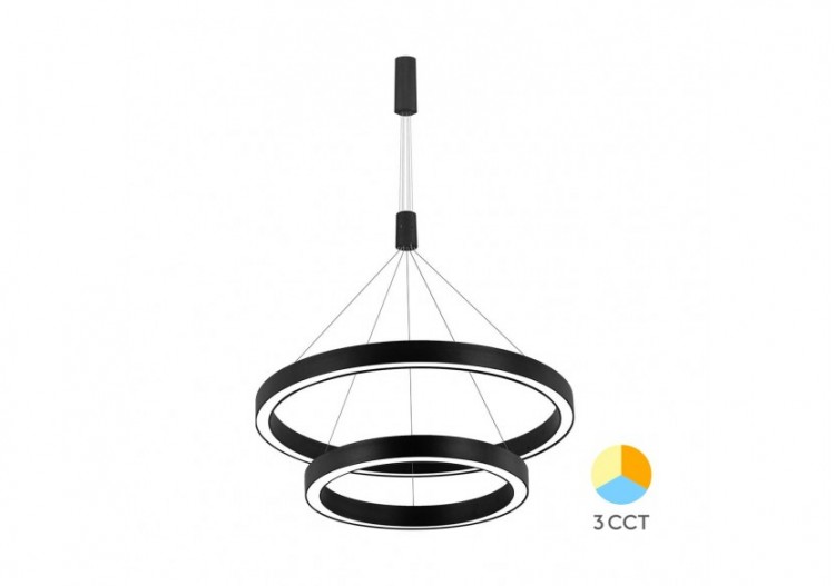 Suspension Lina LED Noire, 6500 lm - BH16-09681 - Braytron