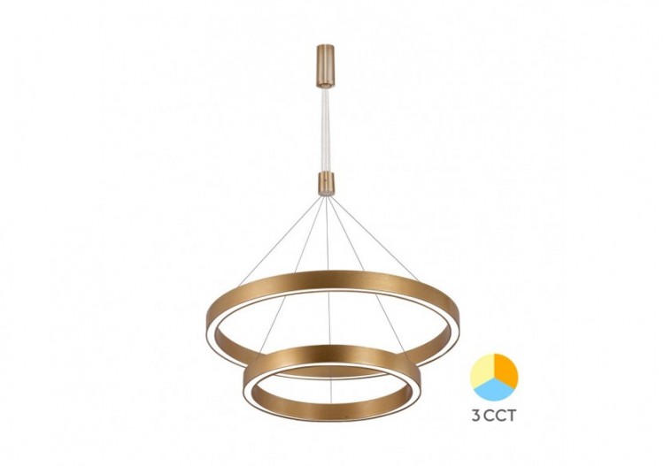 Suspension Lina LED 1200mm Or, 6500 lm - BH16-09686 - Braytron