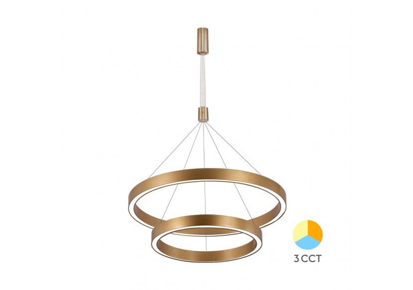 Suspension Lina LED 1200mm Or, 6500 lm - BH16-09686 - Braytron