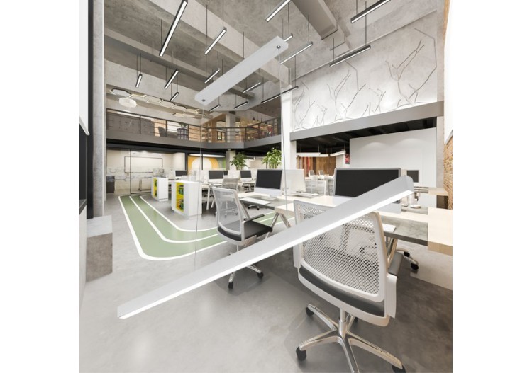 Luminaire linéaire Lina LED 1200mm Blanc, 3000 lm - BH16-09980 - Braytron 2