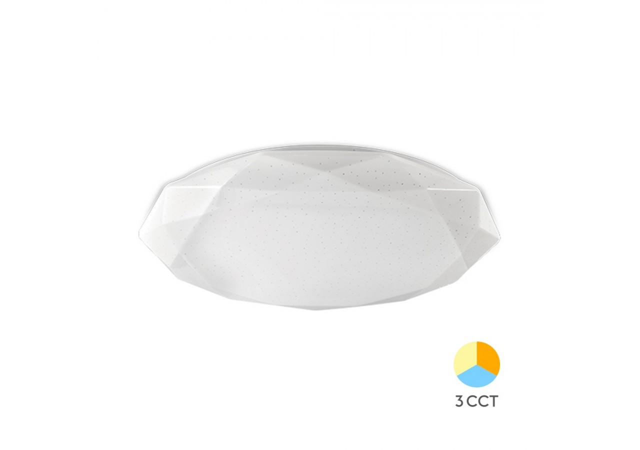 Plafonnier Jade LED Blanc, 2450 lm - BH16-20380 - Braytron