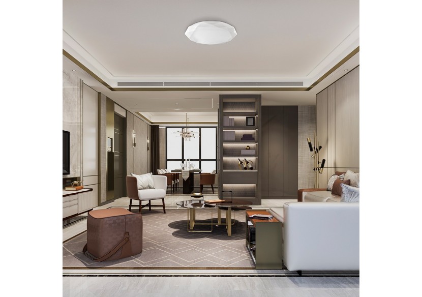 Plafonnier Jade LED Blanc, 2450 lm - BH16-20380 - Braytron