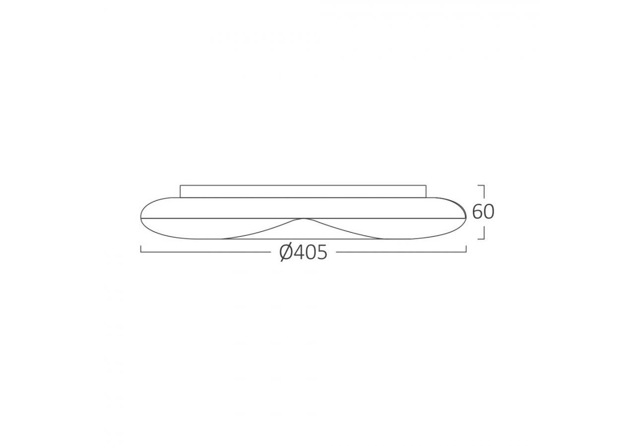 Plafonnier Jade LED Blanc, 3550 lm - BH16-21180 - Braytron