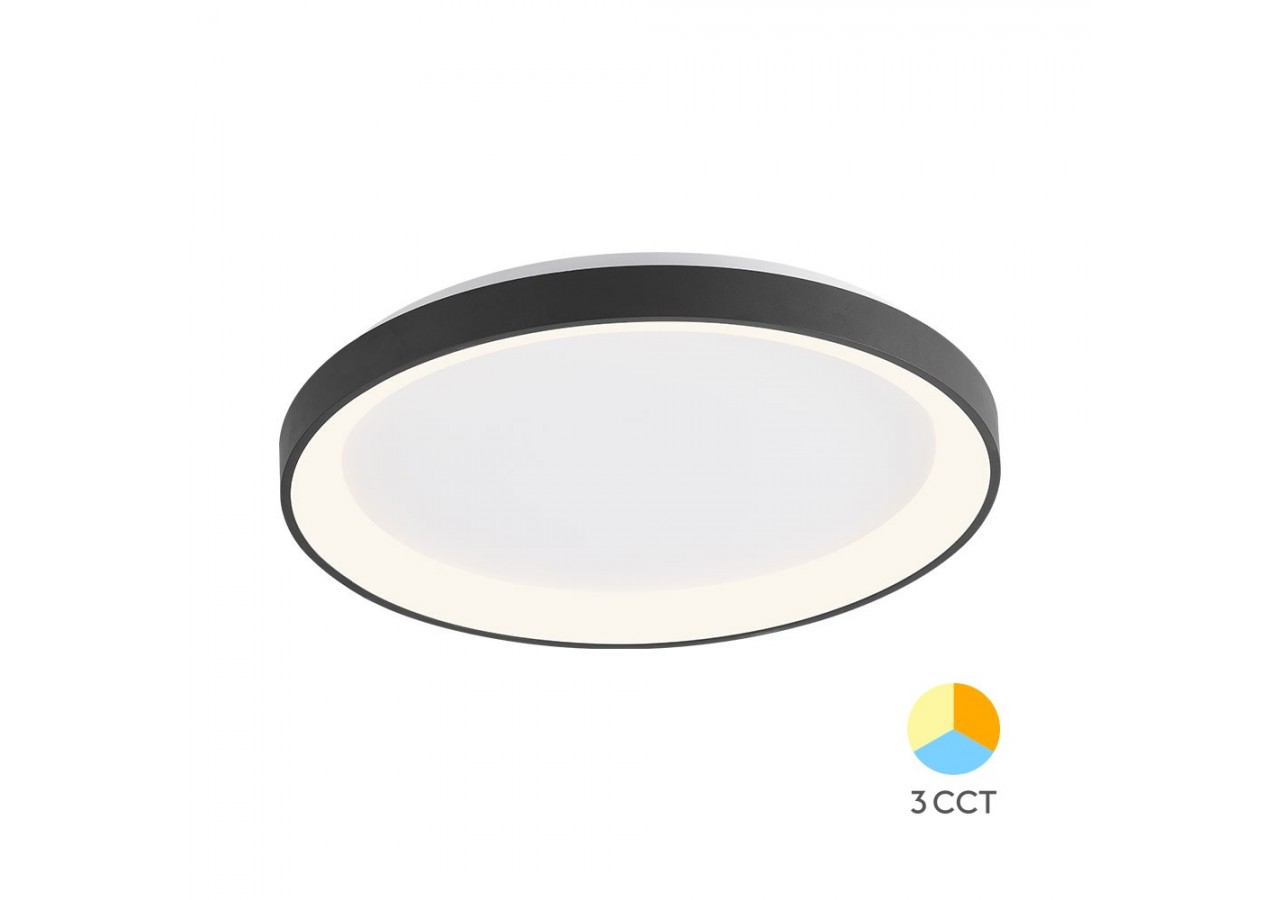 Plafonnier Bella LED Noir, 4260 lm - BH17-00281 - Braytron