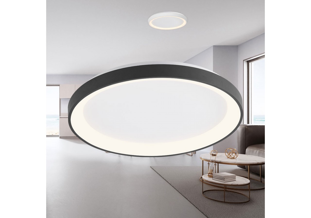 Plafonnier Bella LED Noir, 4260 lm - BH17-00281 - Braytron